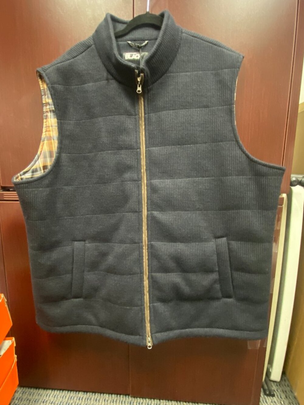 Westport Black Vest Mens style bbf23v018b Size 3X